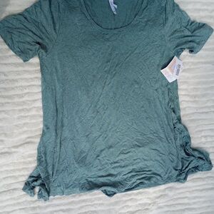 LuLaRoe Teal Short Sleeve Top